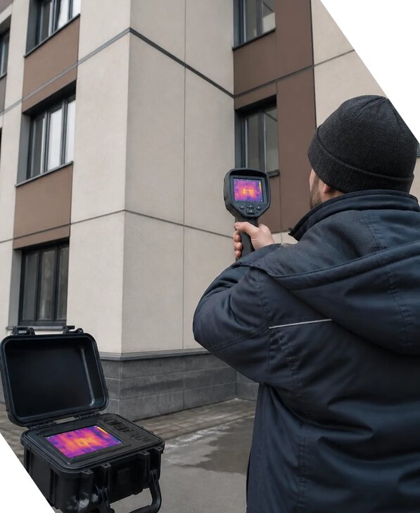 Тепловизионное обследование зданий и сооружений в Реже