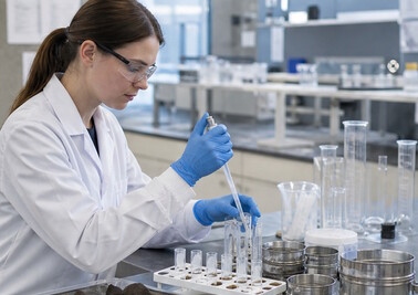 Специалист в лаборатории